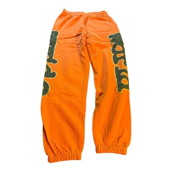 Sp5der World Beluga Sweatpants Orange - Picture 1 of 4